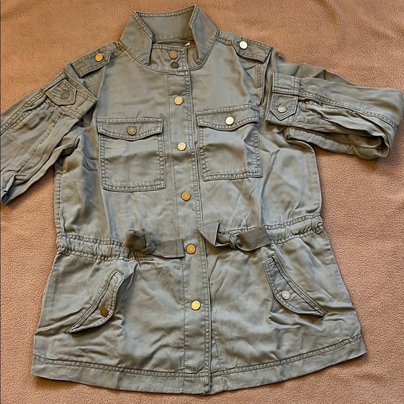 LOFT Jackets & Blazers - LOFT NWT Military Style Utility Jacket - Army Green Color